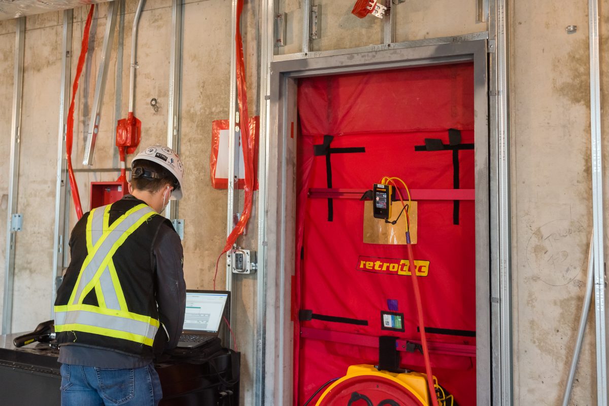 Picture of Airtightness Testing of Buildings - E3 Eco Group Inc.